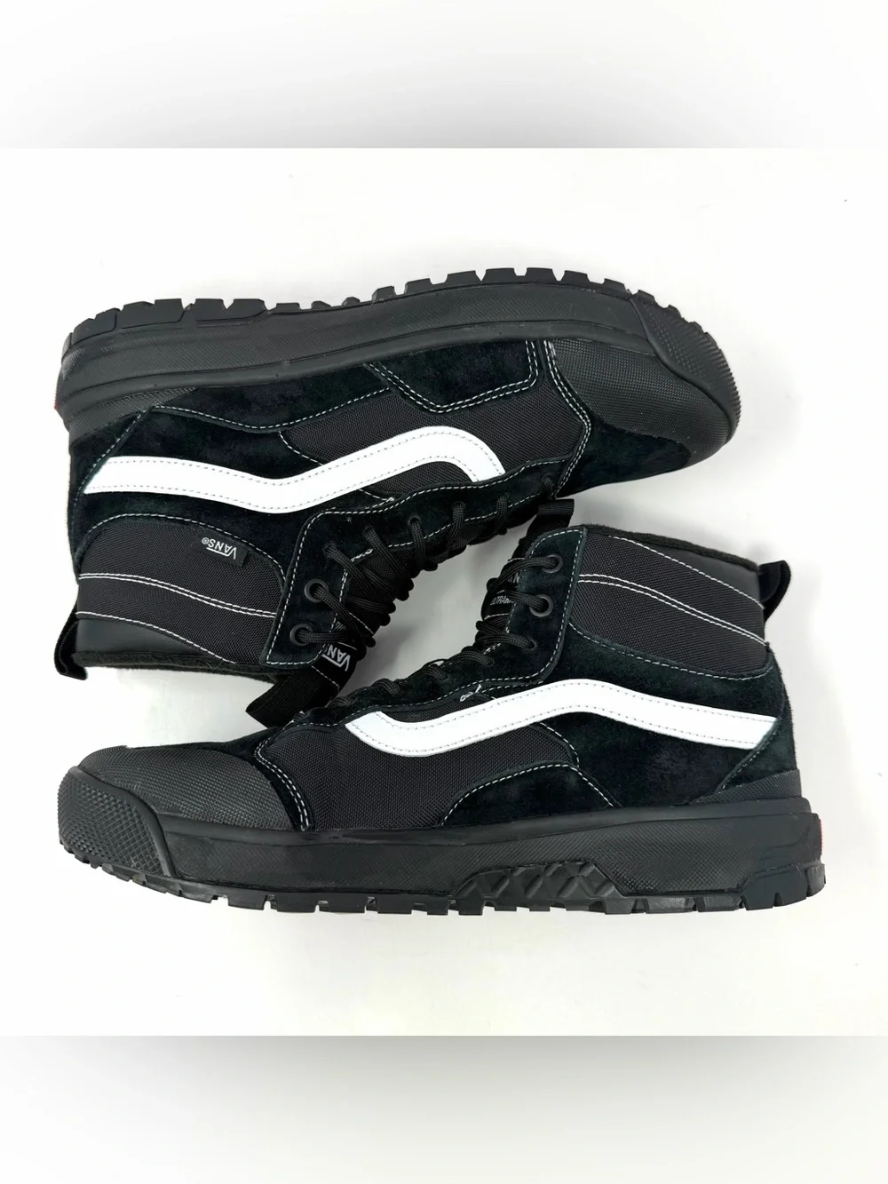 Vans Men’s UltraRange Exo MTE-1 Hiking Shoes Sz 9 Black Suede Outdoors Trail EUC